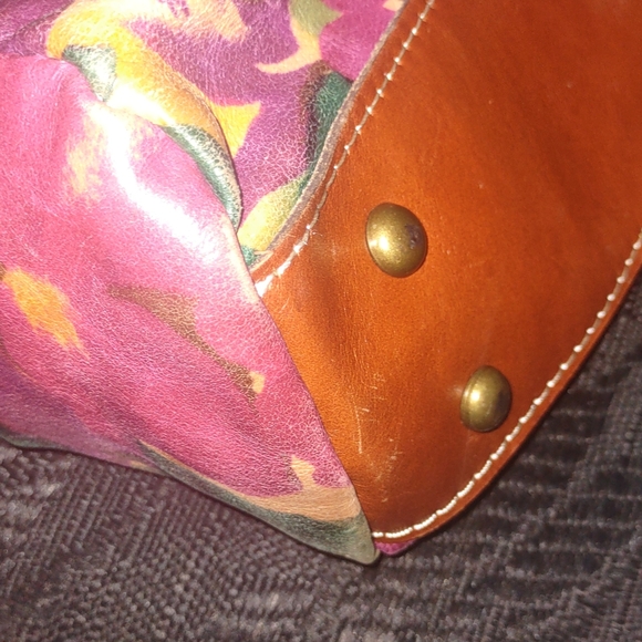 Patricia Nash Vintage Floral Leather Shoulder Bag - Picture 7 of 12
